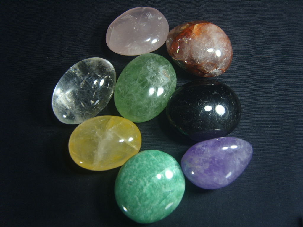 수정 자갈형 8종 구성