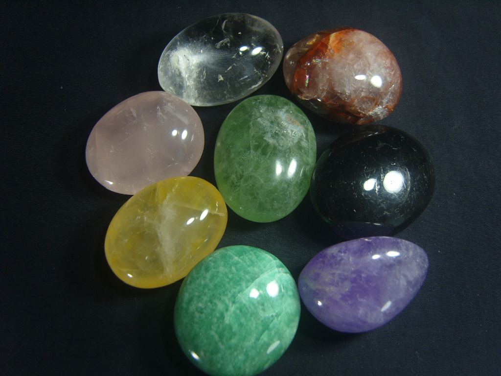 수정 자갈형 8종 구성