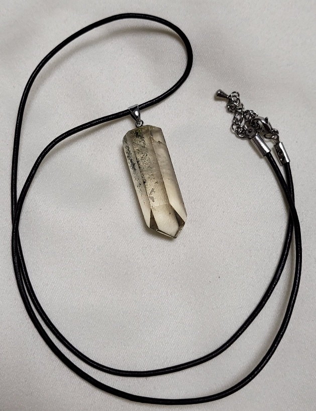 황수정 클로라이트 팬텀 펜던트