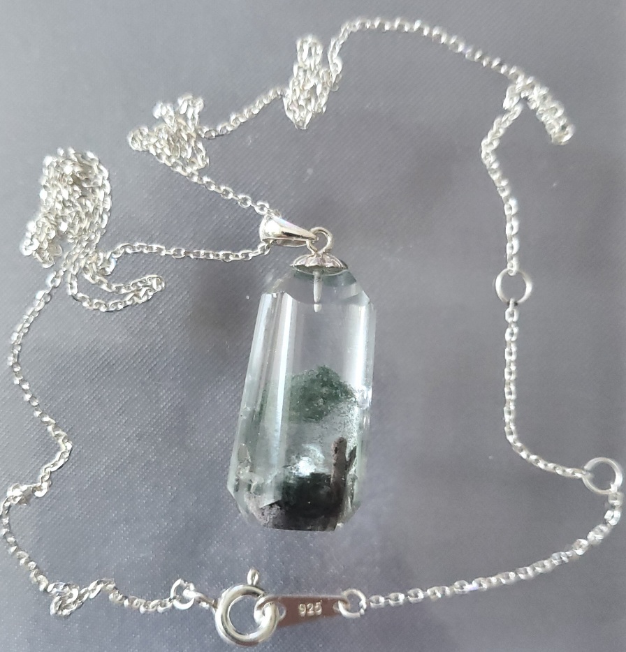 가든 수정 실버92.5%목걸이