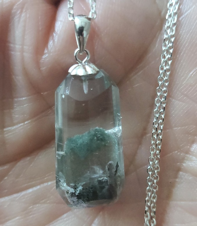 가든 수정 실버92.5%목걸이