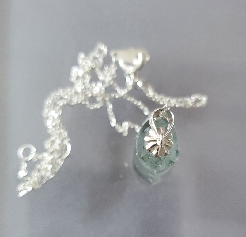 가든 수정 실버92.5%목걸이