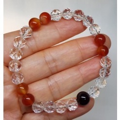 가넷과 카네리안 포인트 팔찌