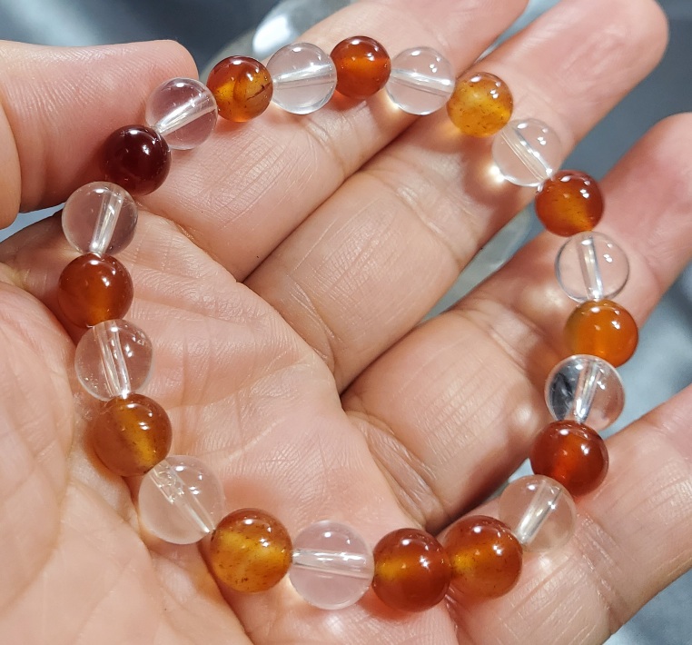 백수정 카네리안 팔찌