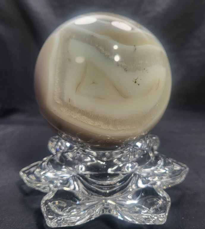 천연수정아게이트 84mm 구