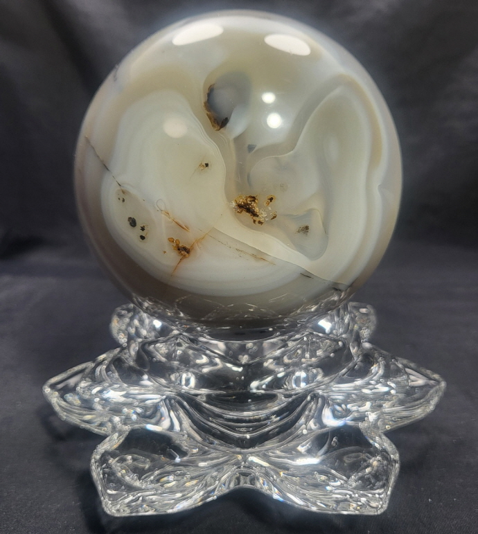 천연수정아게이트 84mm 구