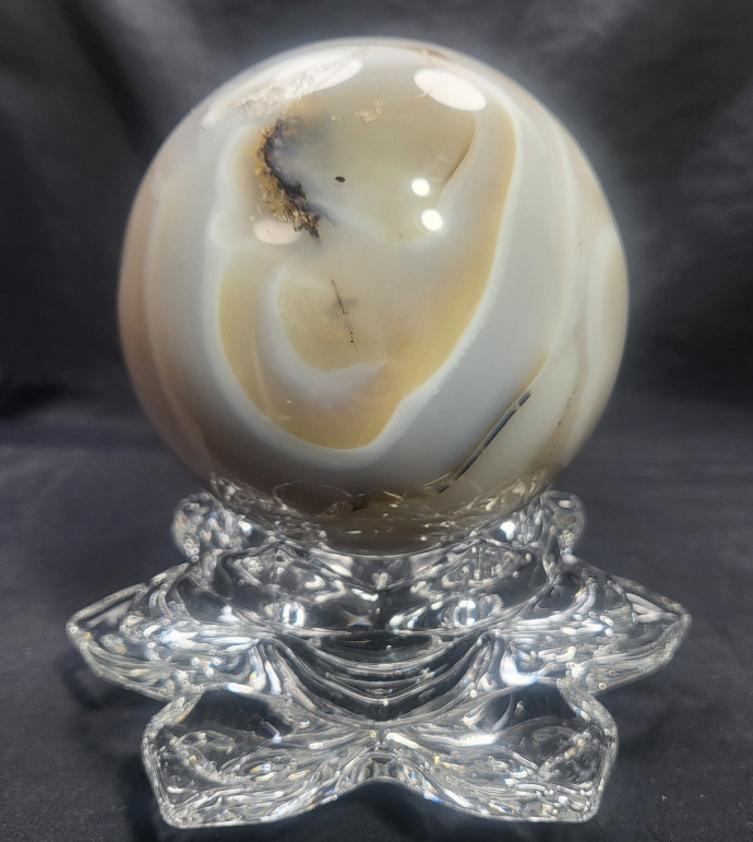 천연수정아게이트 84mm 구