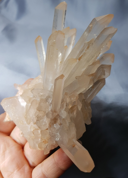 핑크 레무리안 원석 클러스터