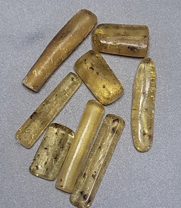 호박화석  8개 묶음