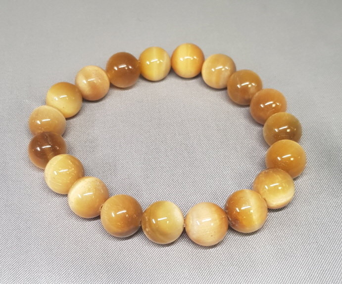 골드 타이거 아이 10mm 팔찌