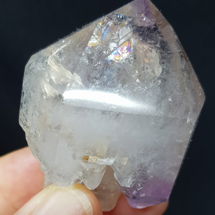 무지개  자수정 셉타형