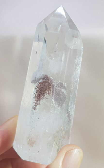 투명도 좋은 백수정 팬텀육각주형