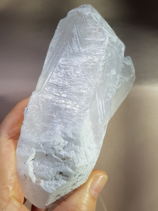 레무리안 수정  크로스형 더블포인트