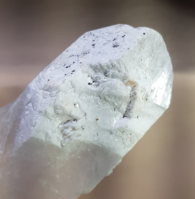 레무리안 수정  크로스형 더블포인트