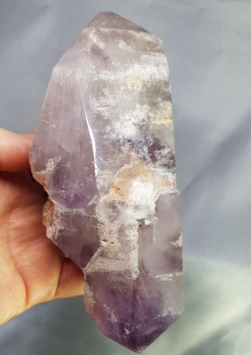 스모키 아메시스트 더블 포인트 형