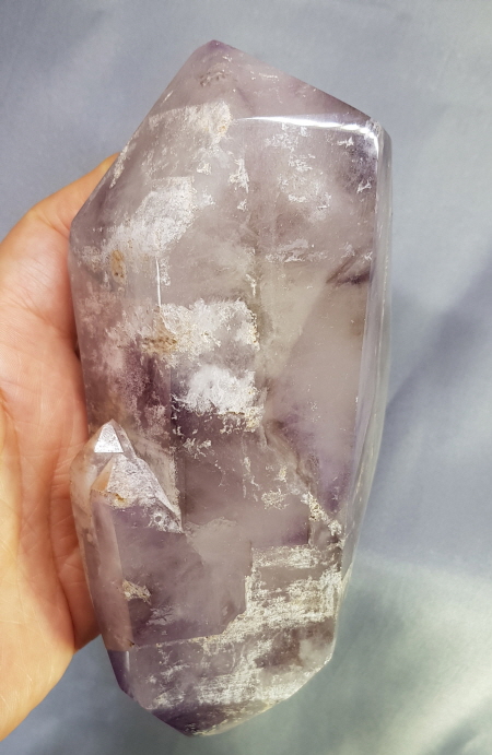 스모키 아메시스트 더블 포인트 형