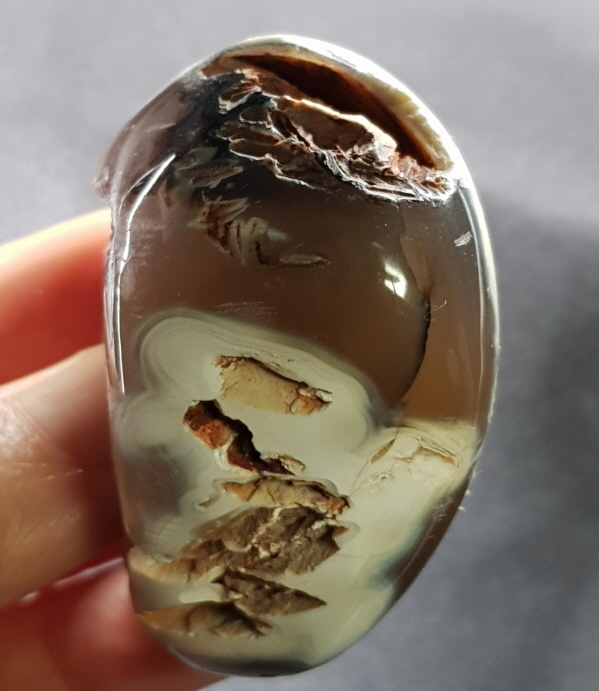 아게이트 작은 지오드