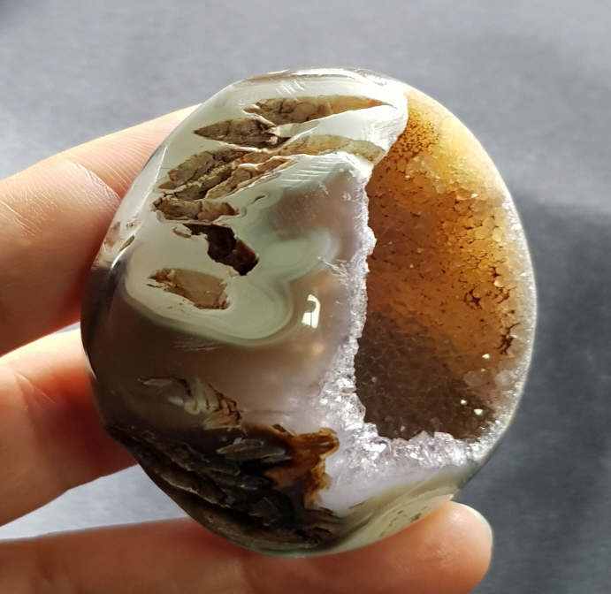 아게이트 작은 지오드