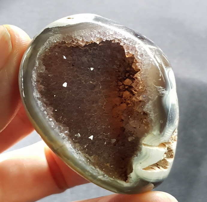 아게이트 작은 지오드