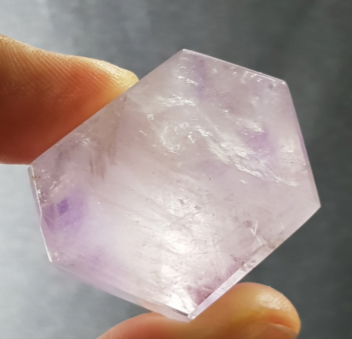 자앤연수정 (Amethyst  Smoky Quartz)육각주형