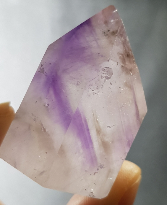 자앤연수정 (Amethyst  Smoky Quartz)육각주형