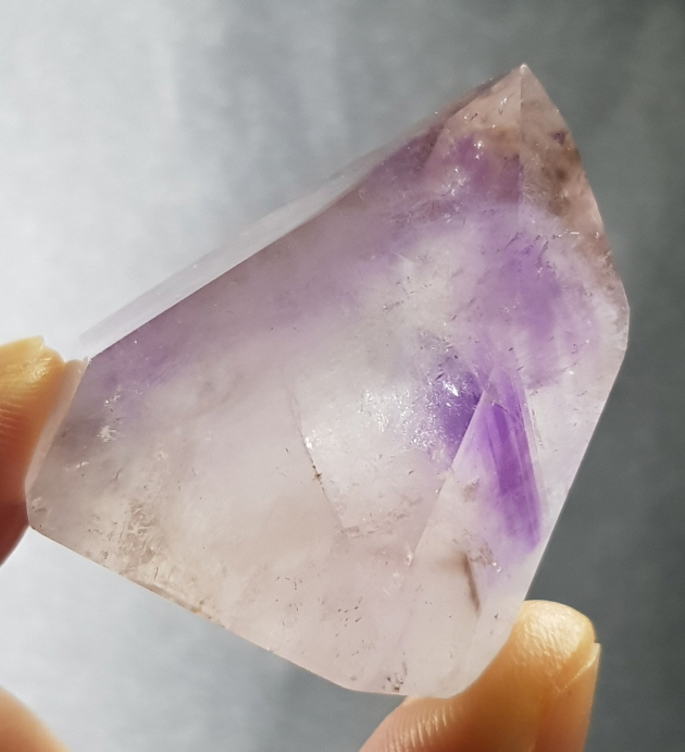 자앤연수정 (Amethyst  Smoky Quartz)육각주형