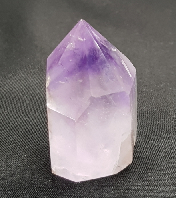 내츄럴 자수정 육각주형