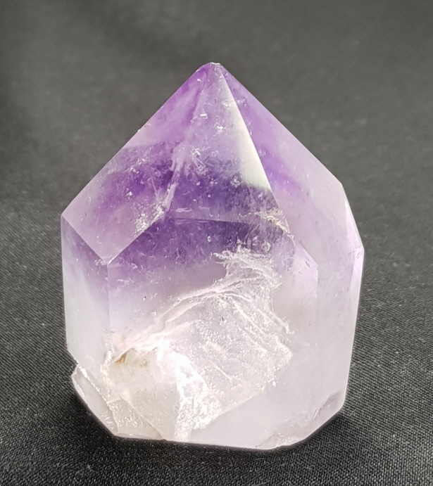 내츄럴 자수정 육각주형