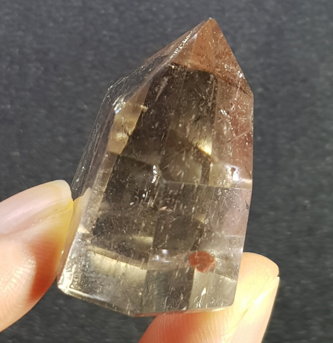 연앤황수정( 스모키 시트린= Smoky Citrine Quartz)