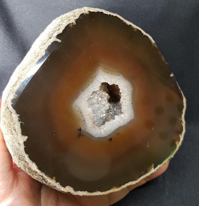 파이어 아게이트 (FIRE  AGATE) 지오드