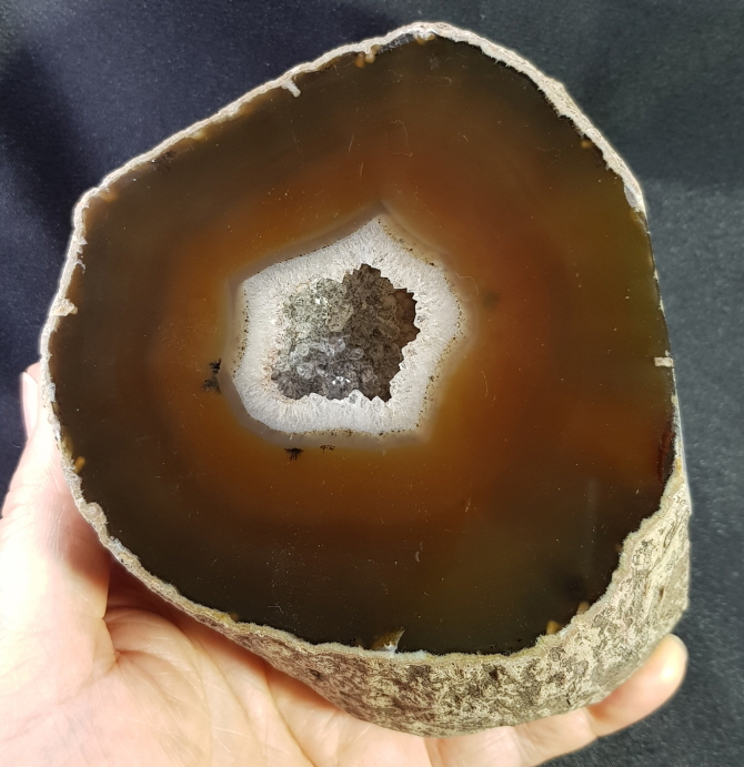 파이어 아게이트 (FIRE  AGATE) 지오드