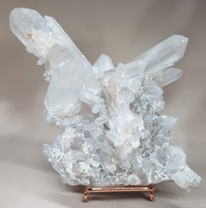 레무리안 시드 더블 포인트 원석클러스터