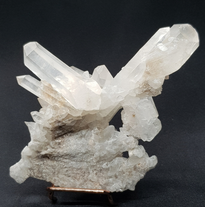 레무리안 시드 더블 포인트 원석클러스터