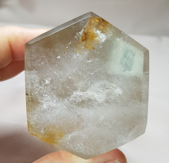 천연시트린( 황수정) 육각주