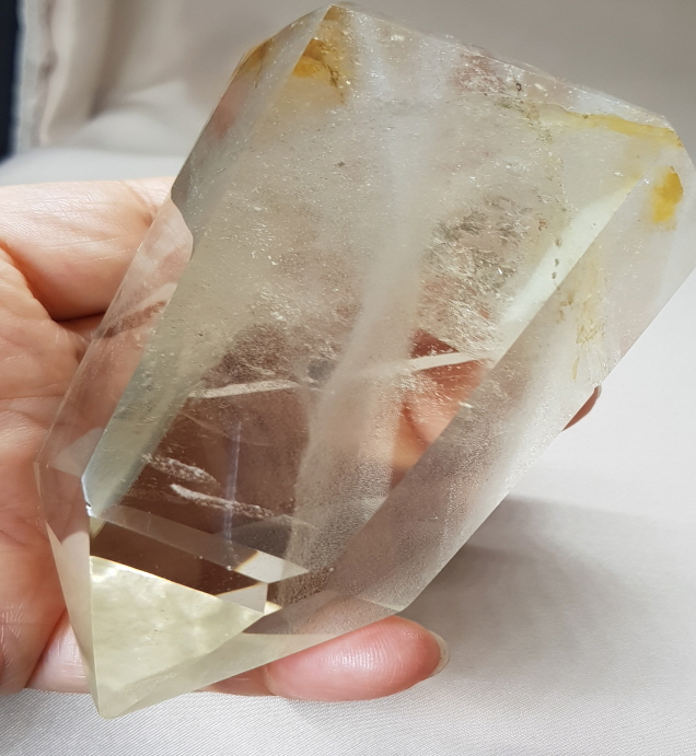 천연시트린( 황수정) 육각주