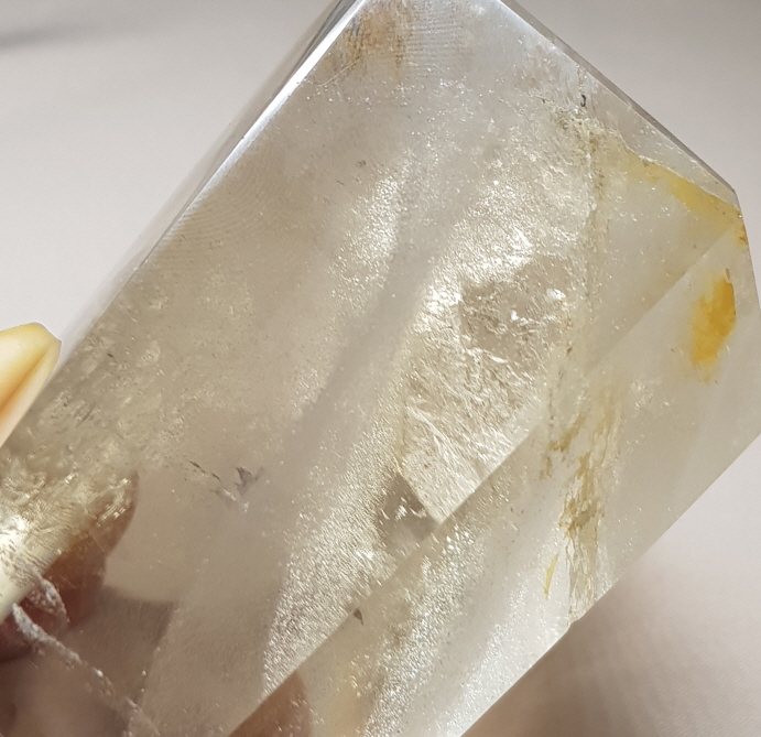 천연시트린( 황수정) 육각주