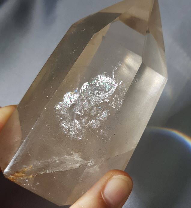 천연시트린( 황수정) 육각주