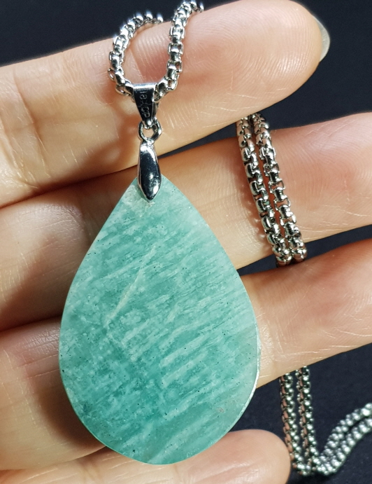 아마조나이트 펜던트