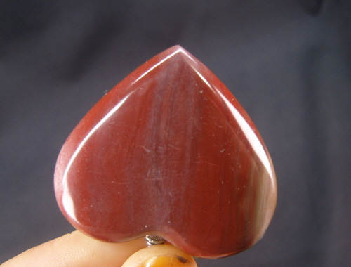 규화목(나무화석) 하트형 펜던트