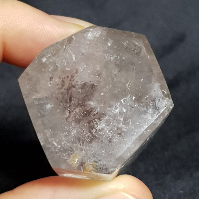 황수정(천연시트린) 육각주