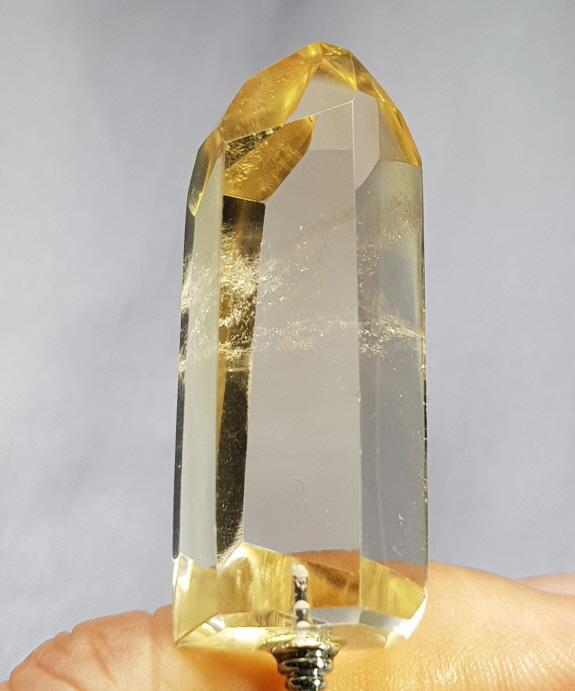 천연  시트린(황수정) 펜던트