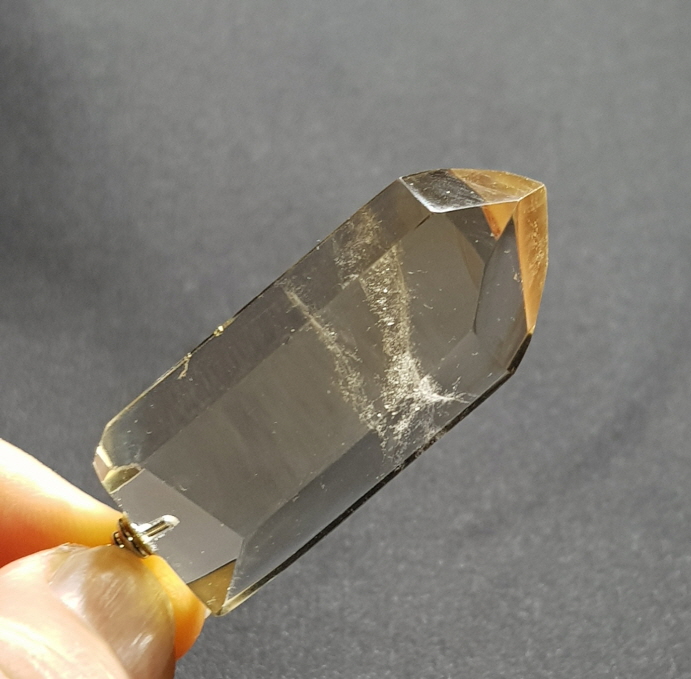 천연  시트린(황수정) 펜던트