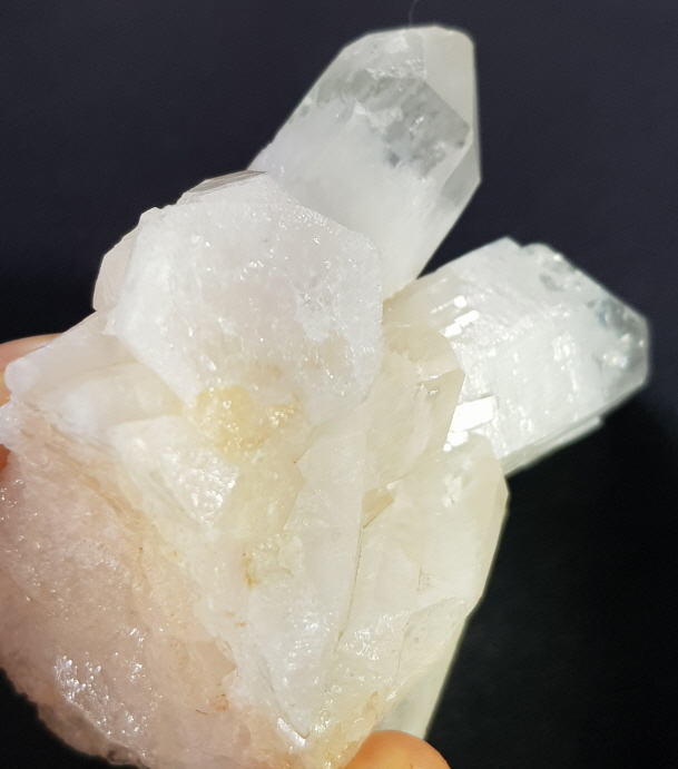 화이트 레무리안 원석클러스터