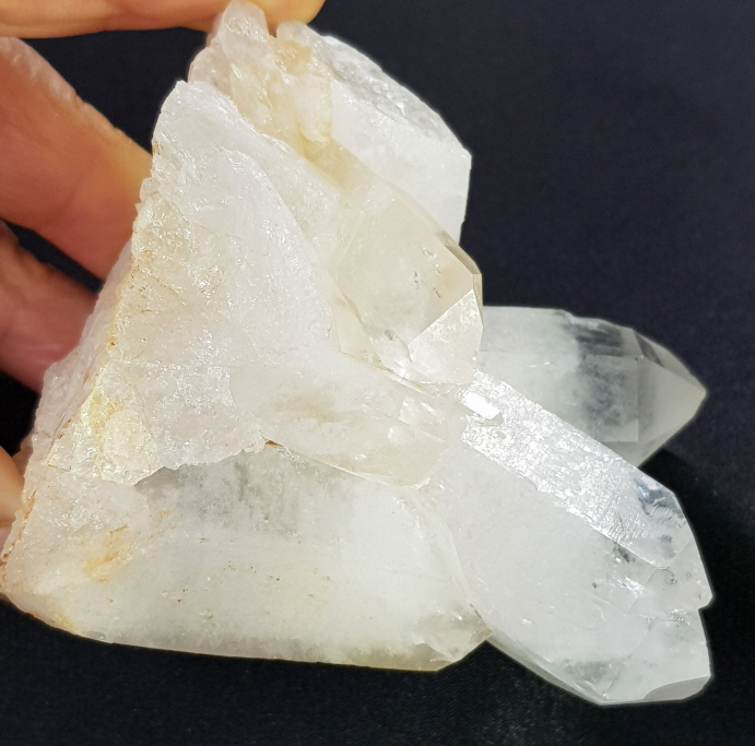 화이트 레무리안 원석클러스터