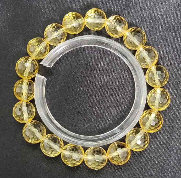 황수정  라운드 컷 팔찌 10mm