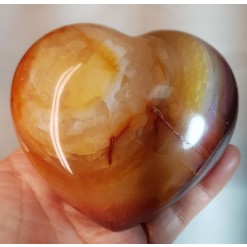 카네리안 큰 하트모양