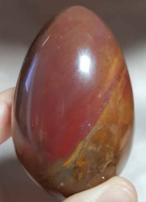 규화목(나무화석)수정 계란형