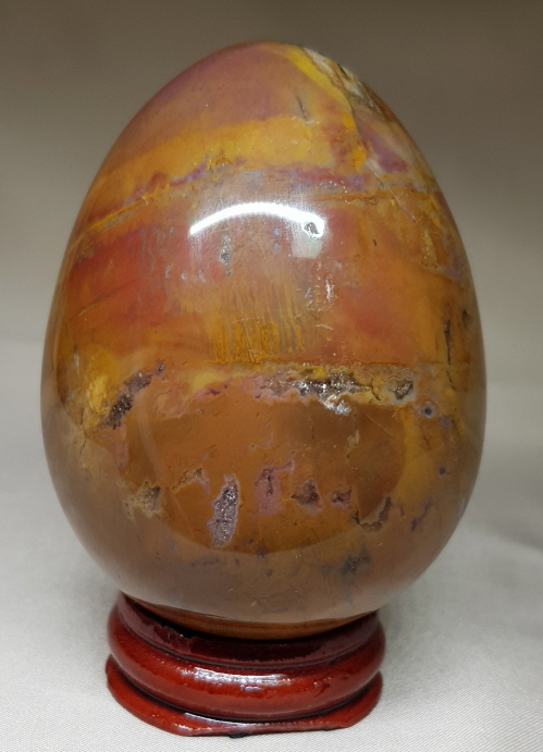 규화목(나무화석)수정 계란형