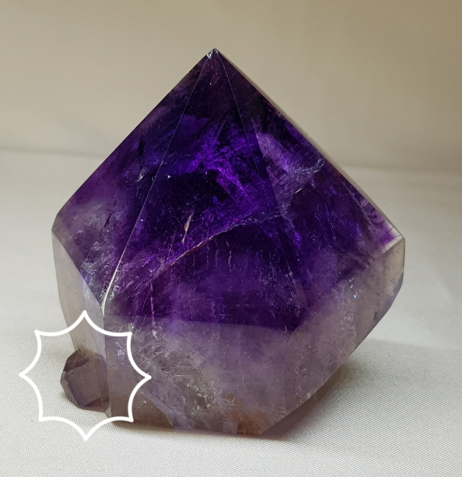 아프리카자수정 육각주형