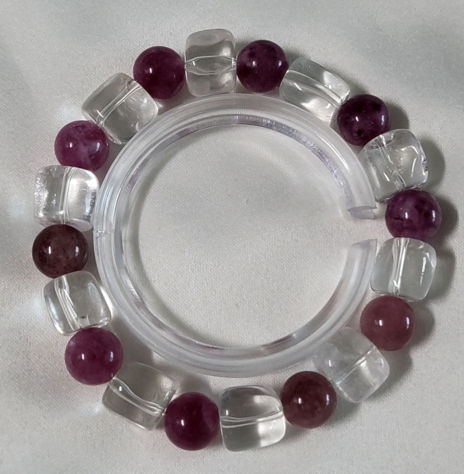 백수정과 핑크투어머린팔찌